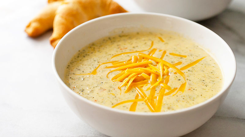 Broccoli and cheddar soup